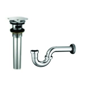 Xả lavabo kính PR-001 (co P-Inox)